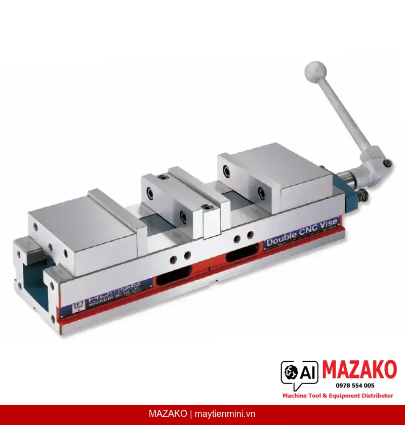 Ê Tô CNC Kép Chính Xác Homge HDL-4 — Kẹp 2 Phôi Cùng Lúc