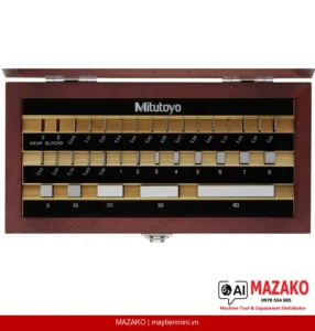 Bộ Căn Mẫu Mitutoyo 516-966-10 – 32 Block Cấp Chính Xác 0, Thép, Chứng Chỉ ISO