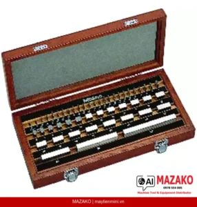 Bộ Căn Mẫu Mitutoyo 516-959-10 – 47 Khối, Cấp 1, Metric, Thép, Kèm Chứng Chỉ ISO