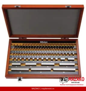 Bộ Căn Mẫu Mitutoyo 516-947-10 – 87 Khối, Cấp 1, Hệ Mét, Thép