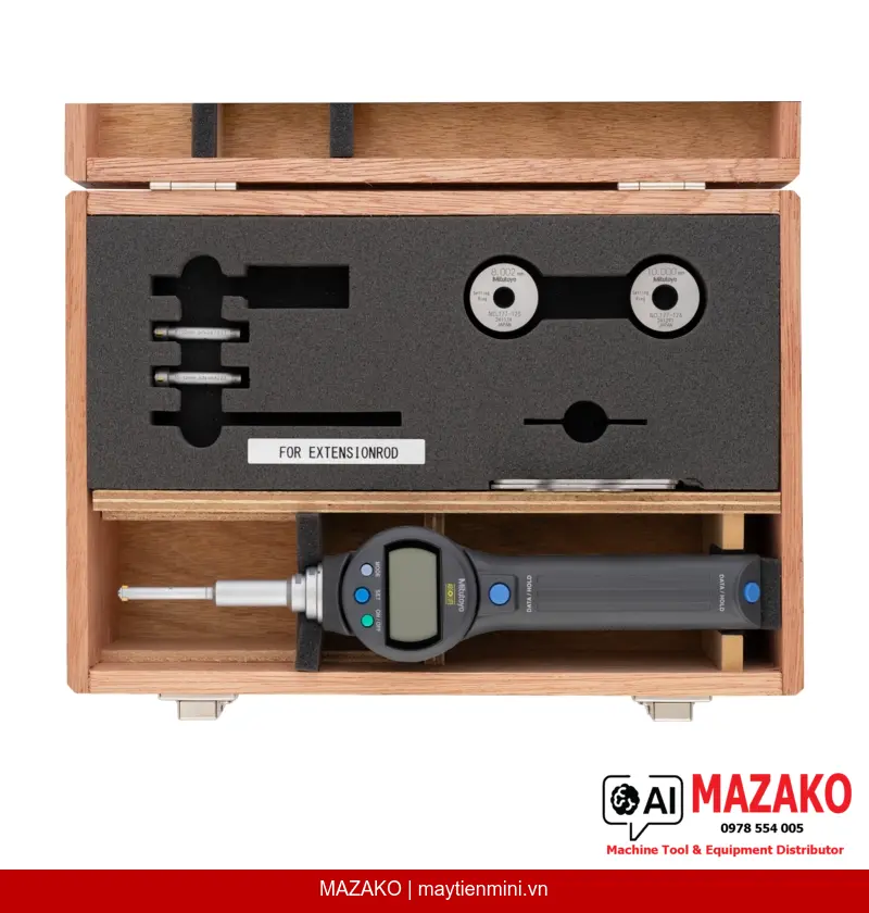 Bộ Đồng Hồ Đo Lỗ 3 Điểm Kỹ Thuật Số Mitutoyo SBM-12DST 568-924-10 (6–12 mm)
