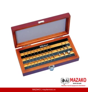 Bộ Căn Mẫu Thép Mitutoyo 516-130-60 Hệ Mét 34 Khối Cấp 1 Chứng Chỉ JCSS