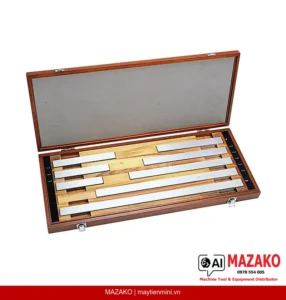 Bộ Căn Mẫu Mitutoyo 516-751-16 Hệ Mét, Cấp 00, Thép, 8 Khối, Chứng Chỉ ASME