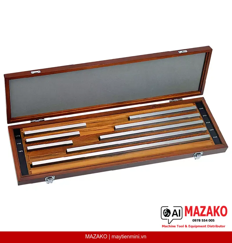 Bộ Căn Mẫu Metric 112 Block Thép Cấp 2 Mitutoyo 516-440-16
