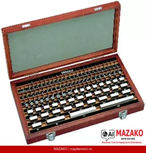 Bộ Căn Mẫu Mitutoyo 516-939-10 Hệ Mét 112 Block Cấp 1 Thép
