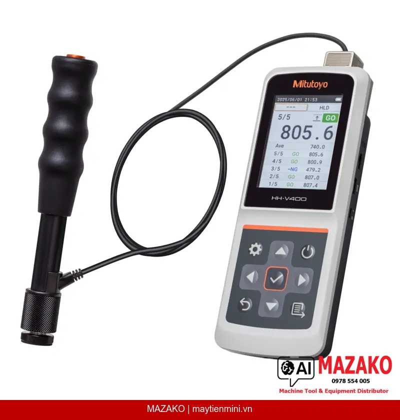 Máy đo độ cứng cầm tay HH-V400 Mitutoyo 810-306 (Bộ thang đo HLD)