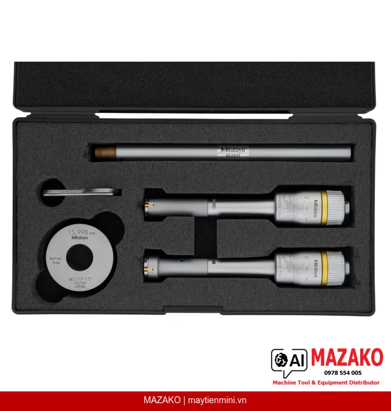 Bộ Panme Đo Trong 3 Điểm Holtest Mitutoyo 368-912 (12–20 mm)