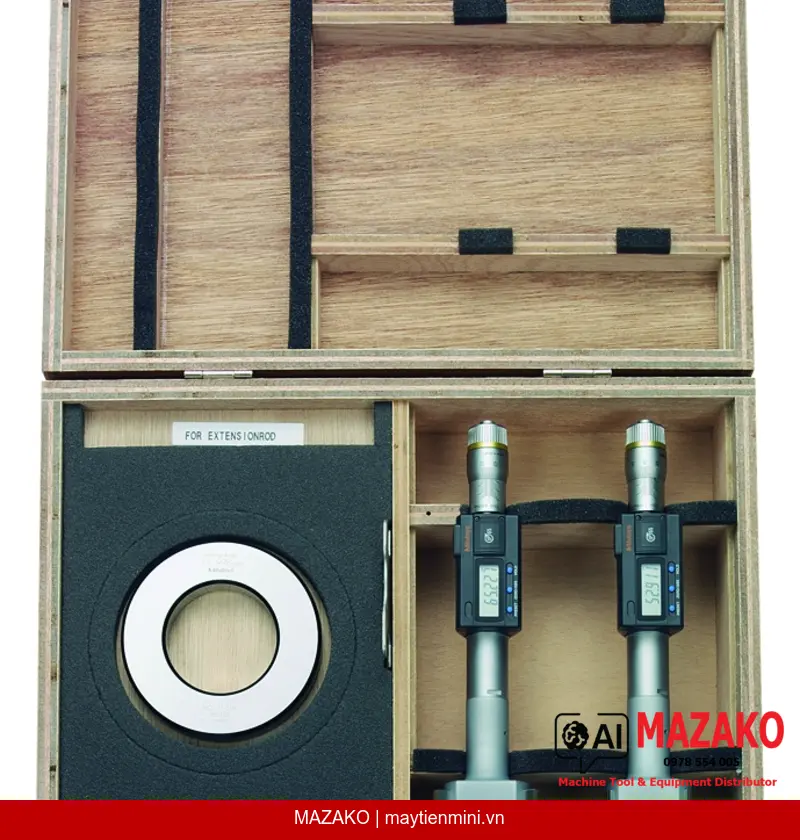 Bộ Panme Đo Trong 3 Điểm Kỹ Thuật Số Mitutoyo 468-984 (50–75 mm)