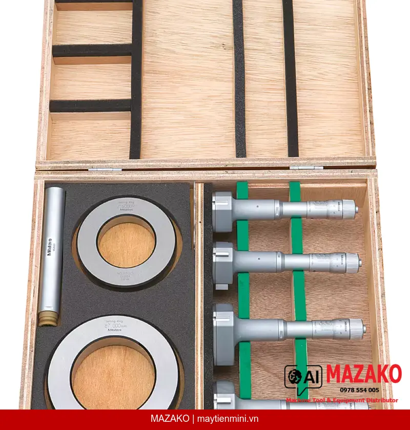 Bộ Panme Đo Trong 3 Điểm Holtest Mitutoyo 368-993 (50-100 mm)