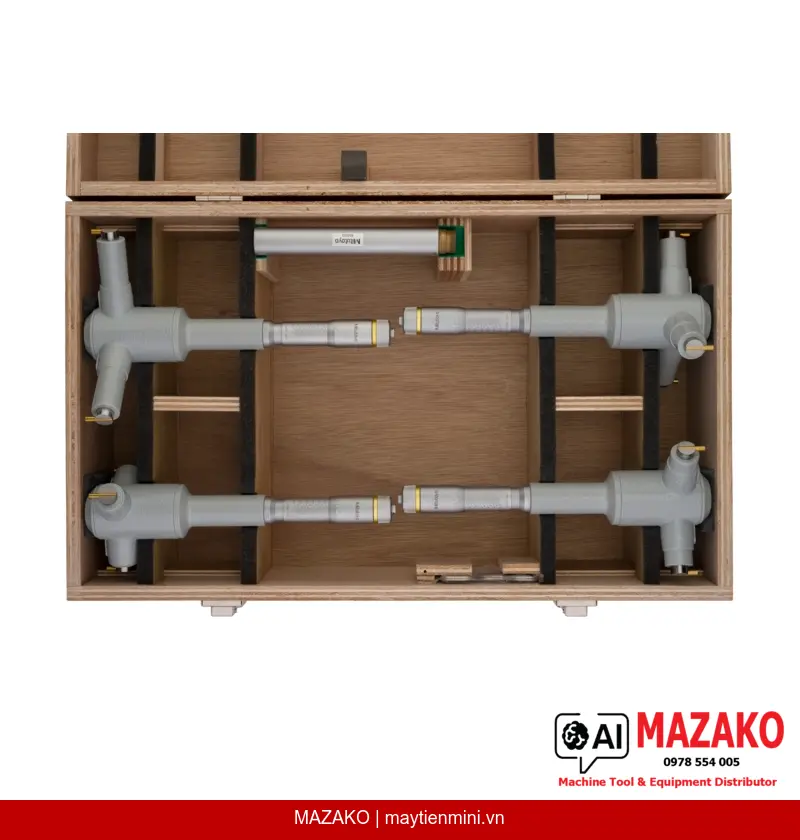 Bộ Panme Đo Trong 3 Điểm Holtest Mitutoyo 368-920 (4–8 inch)