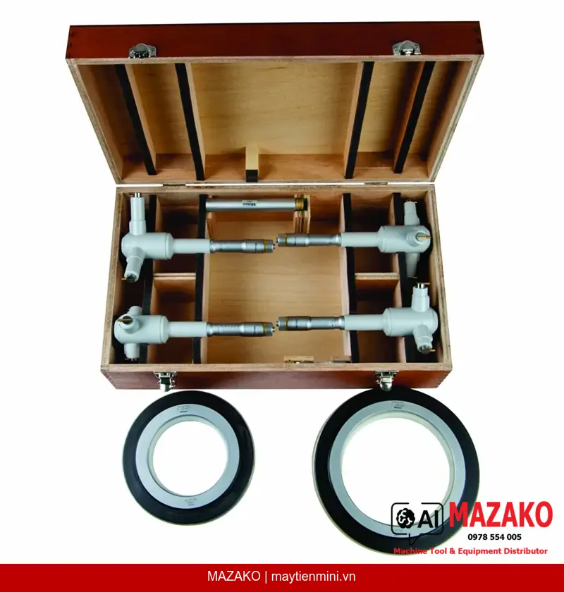 Bộ Panme Đo Trong 3 Điểm Holtest Mitutoyo 368-920 (4–8 inch)