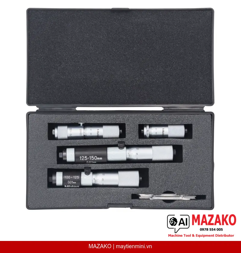 Bộ Panme Đo Trong Dạng Ống Mitutoyo 133-901 (50–150 mm)