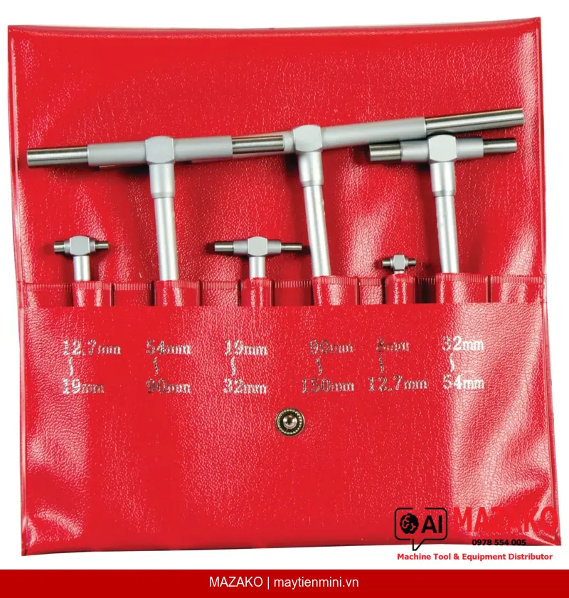 Bộ Thước Đo Lỗ Dạng Kính Thiên Văn Mitutoyo 155-905 (6 cái)