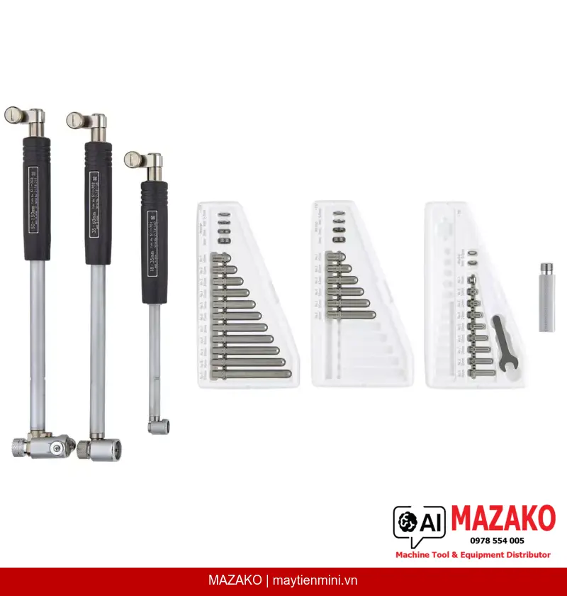 Đồng hồ đo lỗ kỹ thuật số Mitutoyo 511-925-20 (18–150 mm)