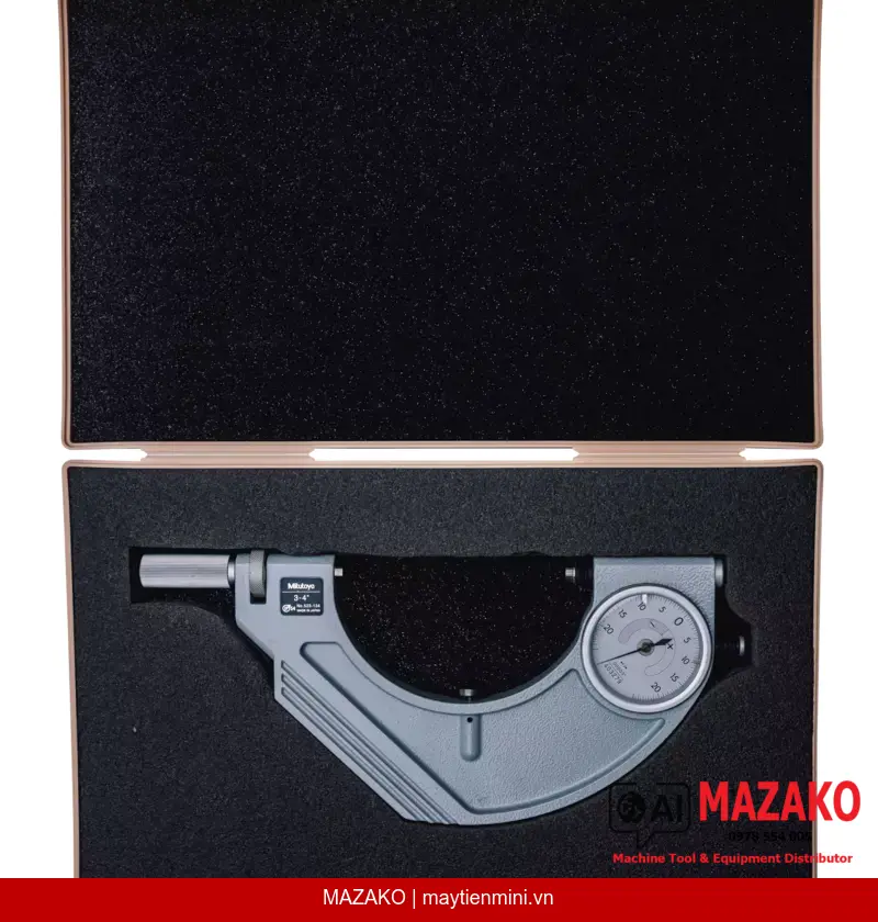 Đồng Hồ So Dạng Kẹp Nhanh Mitutoyo 523-134 (3–4 inch)