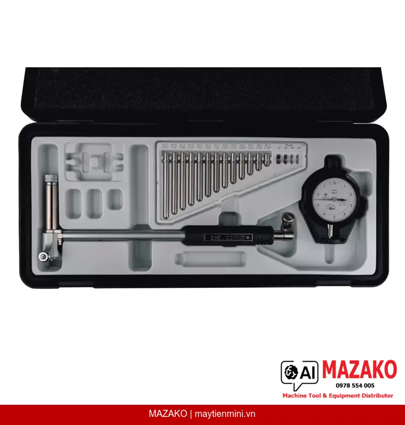 Đồng hồ đo lỗ Mitutoyo 511-754-20 (4–6,5 inch, kim chỉ)