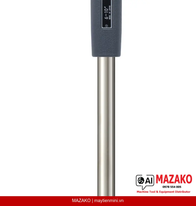 Đồng hồ đo lỗ 2 điểm Mitutoyo 511-855-20, phạm vi đo 6–10 inch
