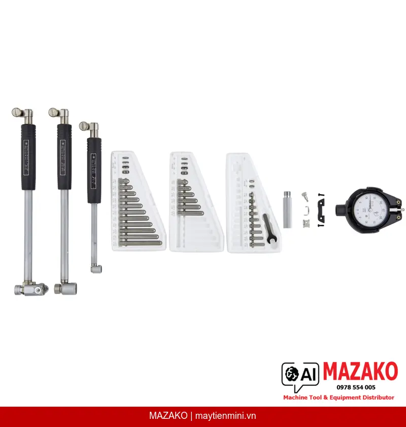 Đồng hồ đo lỗ 2 điểm Mitutoyo 511-931-20 (0,7–6 inch)
