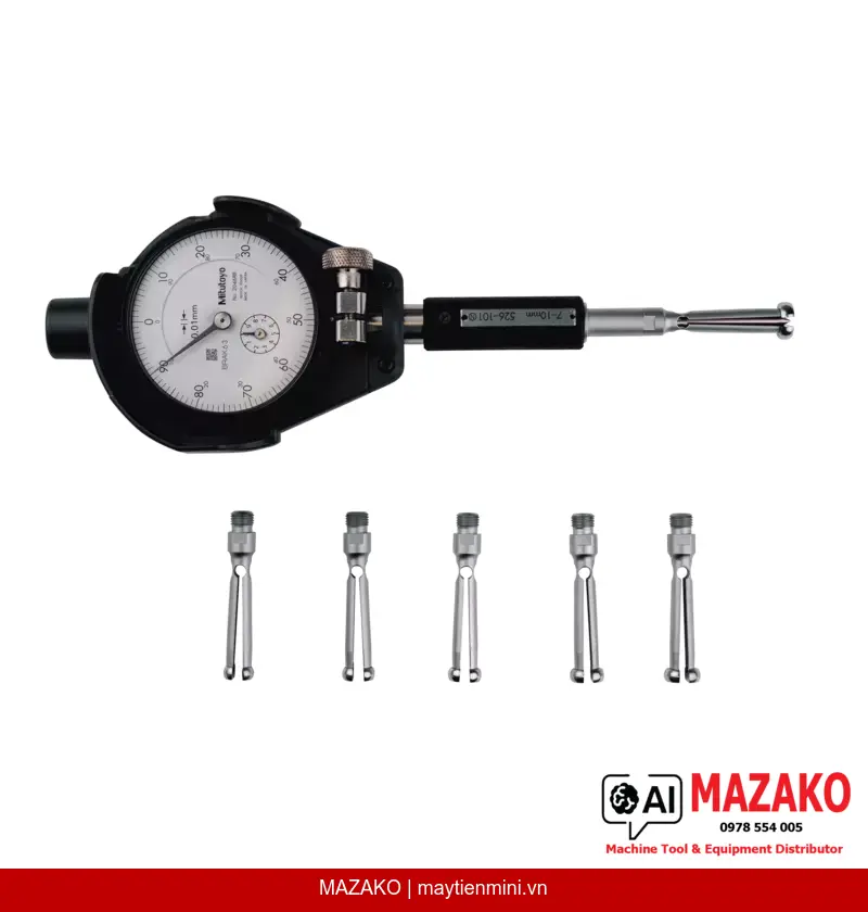 Đồng Hồ Đo Lỗ 2 Điểm Tiếp Xúc Mitutoyo 526-126-20 (7–10 mm)
