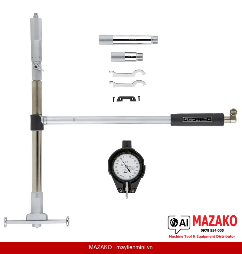 Đồng hồ đo lỗ 2 điểm Mitutoyo 511-827-20 phạm vi 400–600 mm