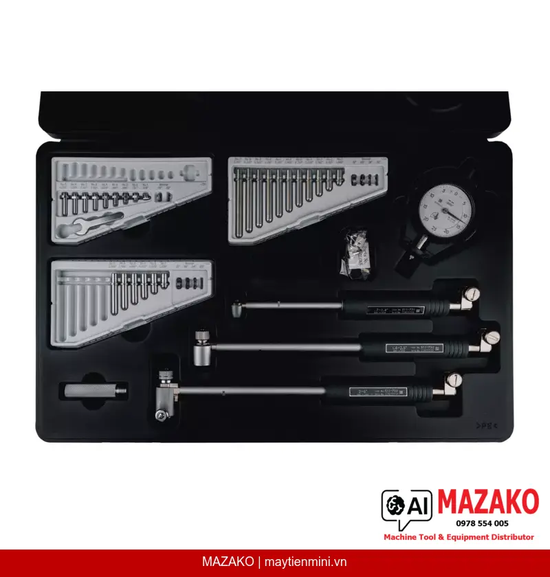 Đồng hồ đo lỗ 2 điểm Mitutoyo 511-931-20 (0,7–6 inch)