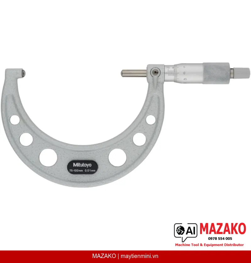 Panme Đo Ống Đầu Đo Cầu Mitutoyo 115-218 (75-100mm)
