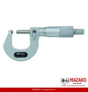 Panme Đo Thành Ống Mitutoyo 115-215 Đầu Đo Cầu 0-25mm