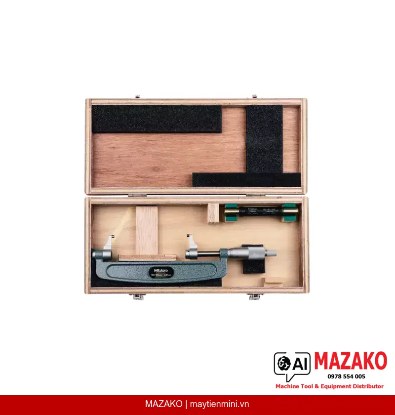 Panme Hàm Cặp Mitutoyo 143-105 | Phạm Vi Đo 100–125 mm