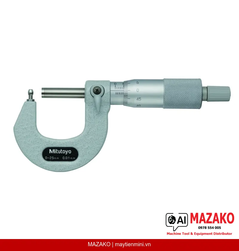 Panme Đo Thành Ống Mitutoyo 115-308 (0-25mm)