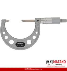 Panme Đo Ngoài Mũi Nhọn Đầu Carbide Mitutoyo 112-238 (1–2 inch)