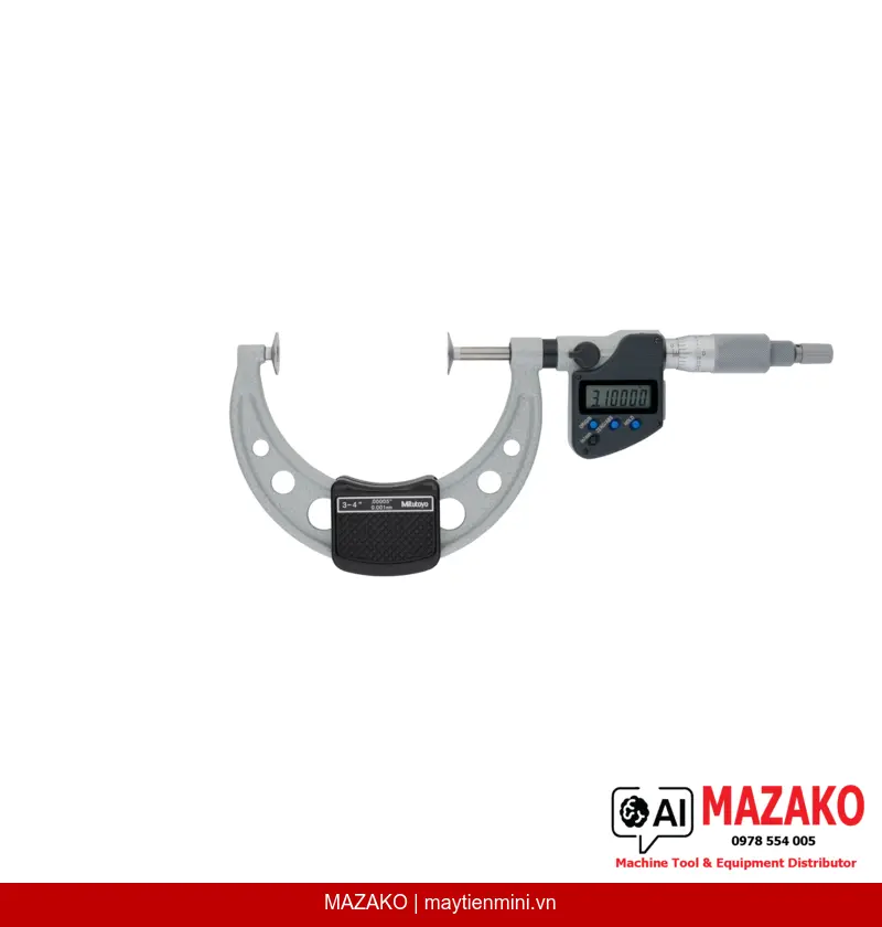 Panme Đĩa Kỹ Thuật Số Mitutoyo 369-353-30 (3-4 inch)