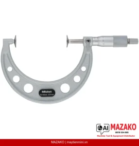 Panme Đo Răng Đĩa Mitutoyo 123-104 (75-100mm, Đĩa Thép Cứng)