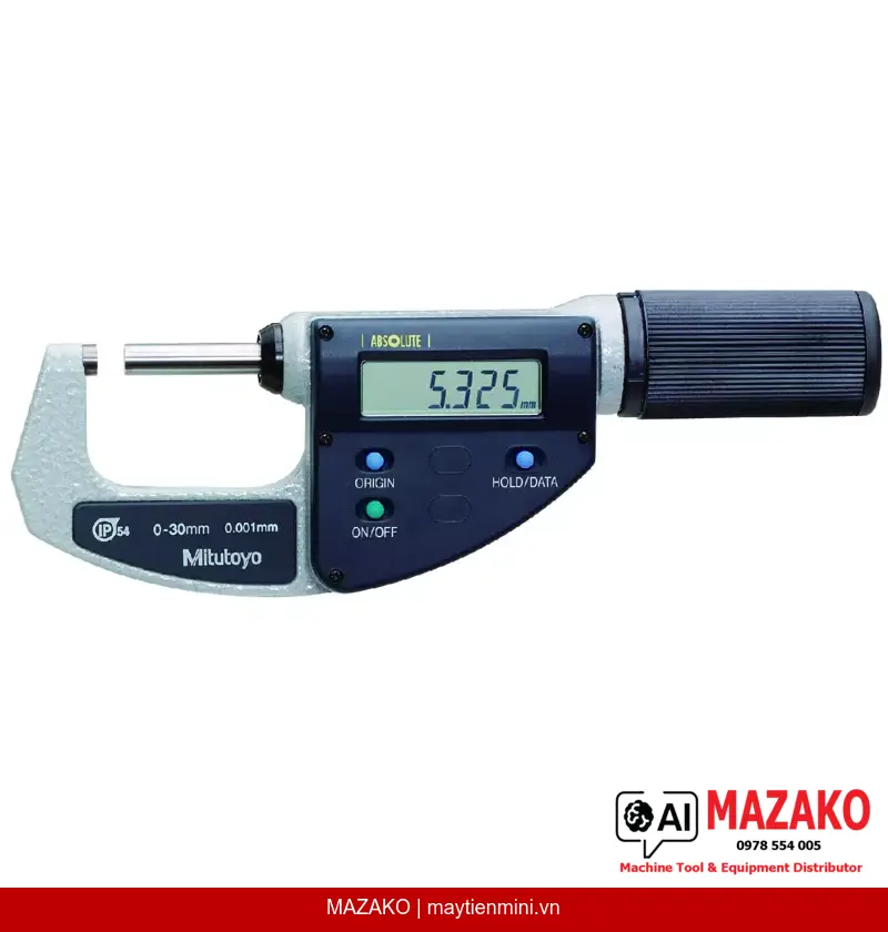 Panme đo ngoài kỹ thuật số QuickMike Mitutoyo 293-666 (0-30mm)