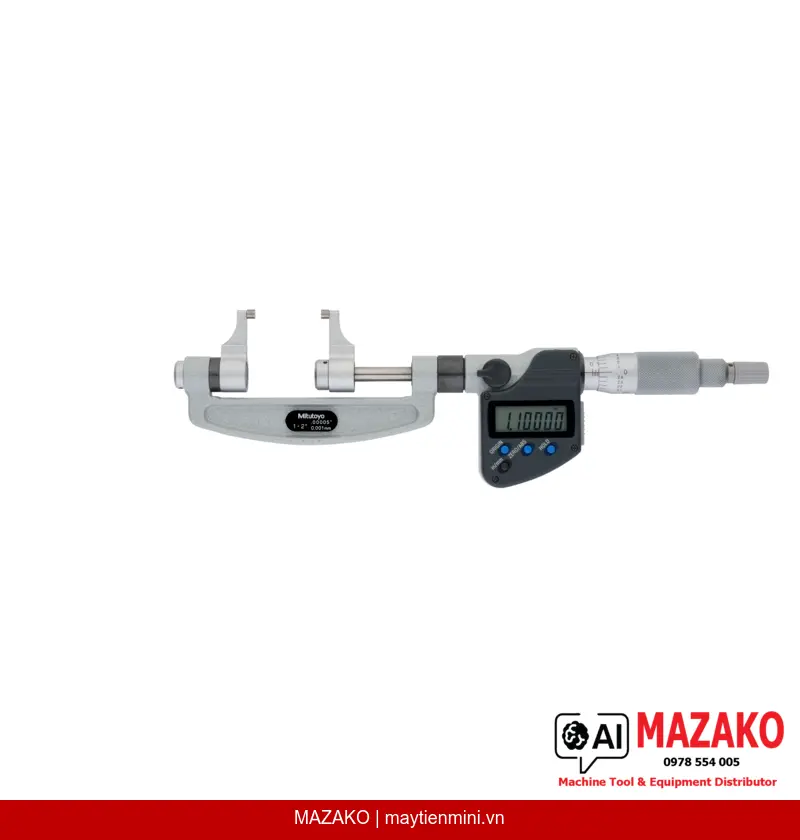 Panme đo ngoài kỹ thuật số Mitutoyo 343-351-30 (1″-2″)