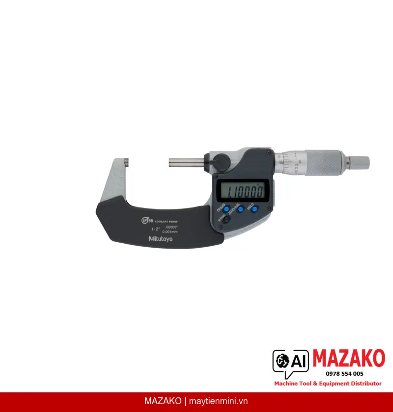 Panme Đo Ngoài Kỹ Thuật Số IP65 Inch/Metric Mitutoyo 293-331-30