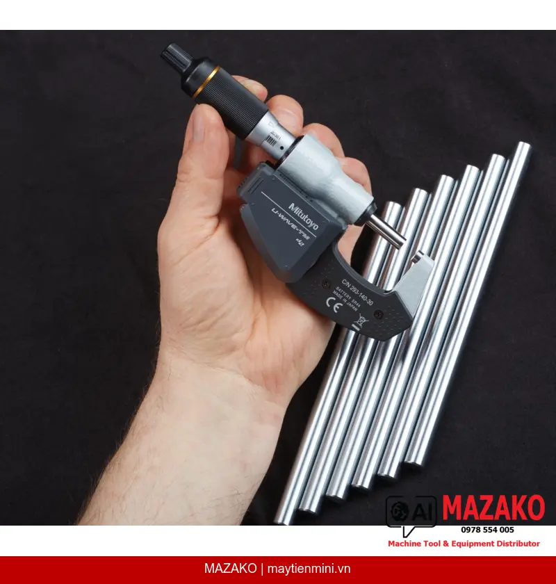 Panme Đo Ngoài Kỹ Thuật Số IP65 Inch/Metric Mitutoyo 293-332-30 (2-3″)