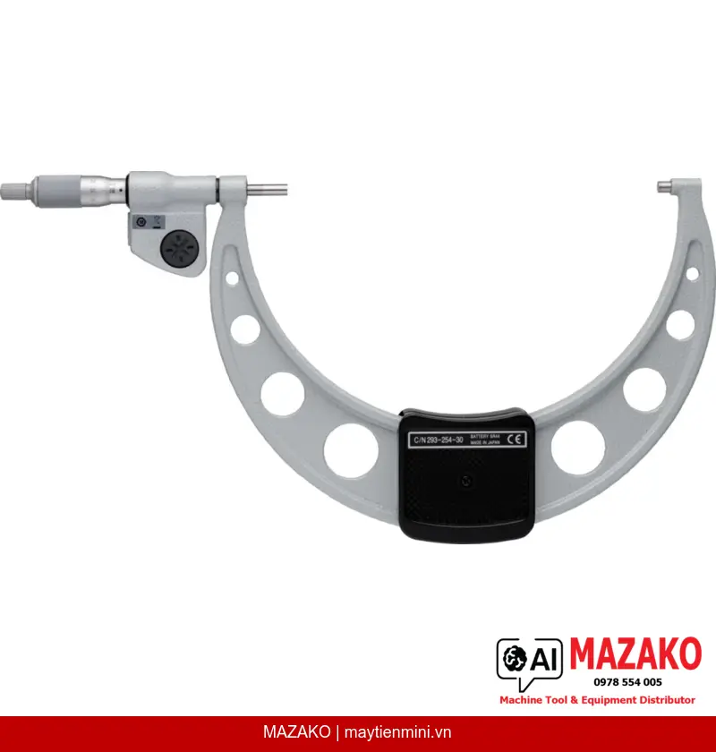 Panme Đo Ngoài Kỹ Thuật Số IP65 Mitutoyo 293-254-30 (200-225 mm)