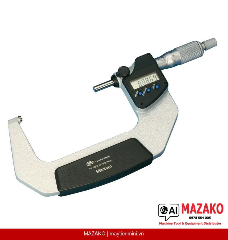 Panme Đo Ngoài Kỹ Thuật Số IP65 Mitutoyo 293-233-30 (75-100mm)