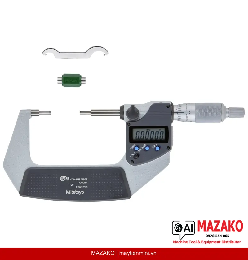 Panme đo rãnh then kỹ thuật số IP65 Mitutoyo 331-352-30