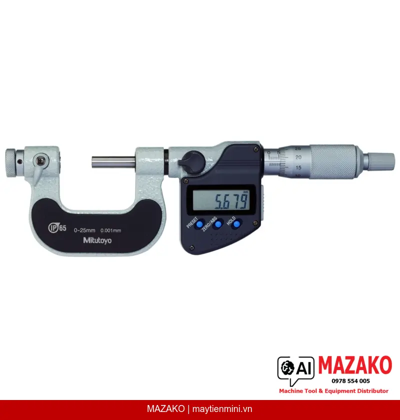 Panme đo ren kỹ thuật số IP65 Mitutoyo 326-251-30