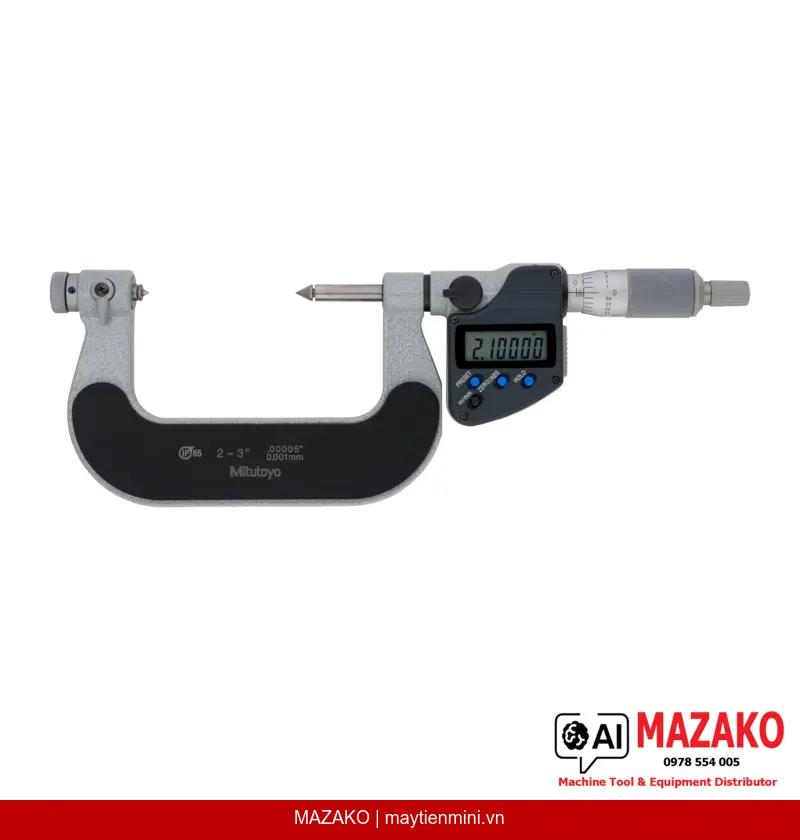 Panme đo ren kỹ thuật số IP65 Mitutoyo 326-353-30