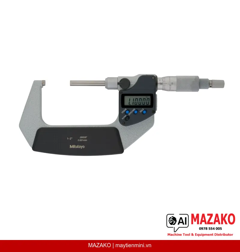 Panme Điện Tử Đầu Đo Không Xoay Mitutoyo 406-351-30 (Phạm Vi 1-2 inch