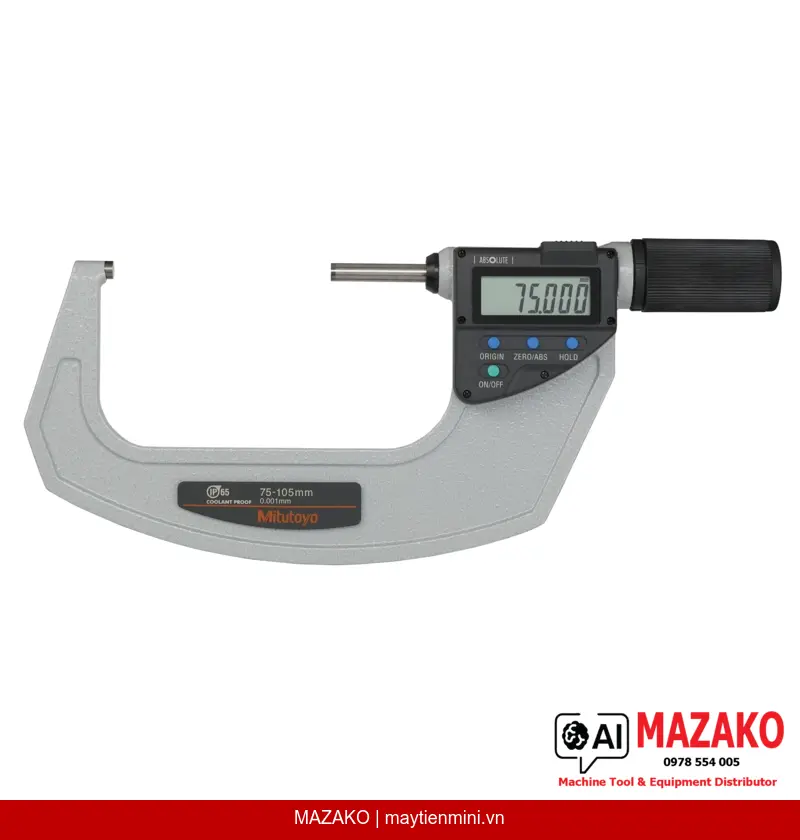 Panme đo ngoài kỹ thuật số Mitutoyo QuickMike 293-669-20 (75-105mm)