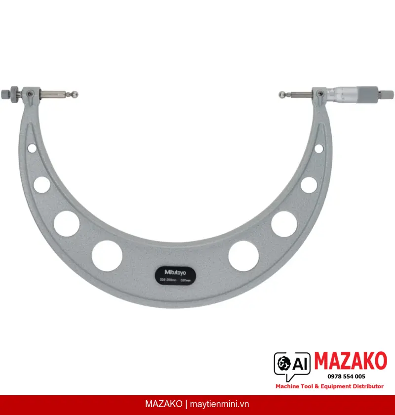 Panme Đo Răng Bánh Răng Mitutoyo 124-182 (GMB-250) 225-250mm