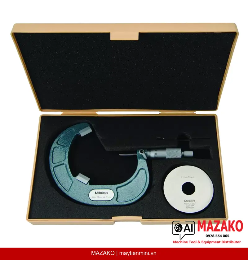 Panme Đo Ngoài V-Anvil 3 Lưỡi Cắt Mitutoyo 114-106 (70–85 mm)