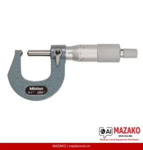Panme Đo Ống Mitutoyo 115-253 – Đầu Đo Cầu, Thang Đo 0–1\
