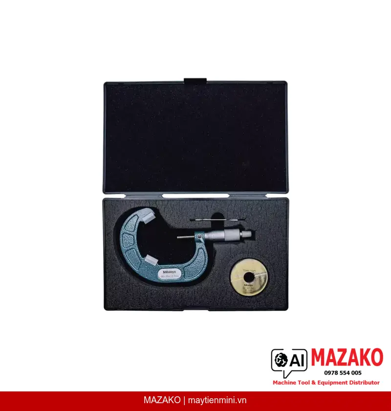 Panme Đo Ngoài 3 Lưỡi V-Anvil Mitutoyo 114-105 (55–70 mm)