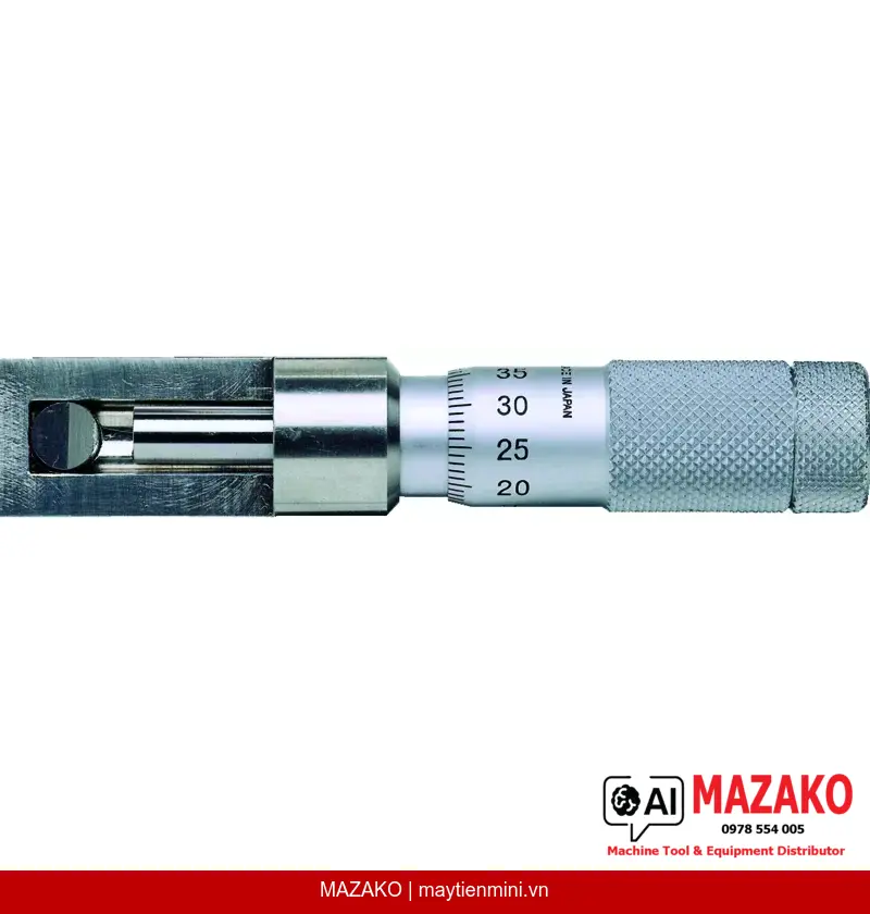 Panme Đo Mối Ghép Lon Xịt Mitutoyo 147-201 (Analog, 0–0,5″)