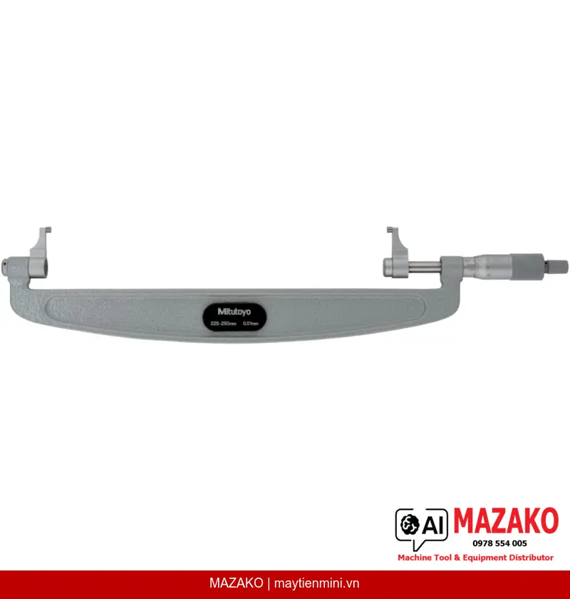 Panme Mỏ Kẹp Mitutoyo 143-110 Phạm Vi Đo 225–250 mm