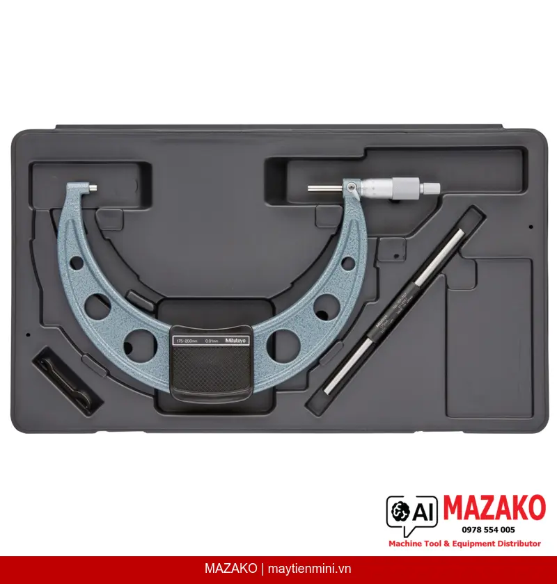 Panme Đo Ngoài Mitutoyo 103-144-10 Phạm Vi 175-200mm